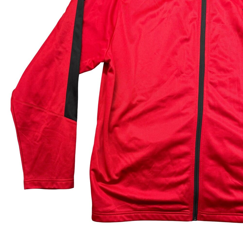 AND1 Jacket Men's Extra Extra Large Red Basketball Athletic Training Pockets Zip - Picture 6 of 10